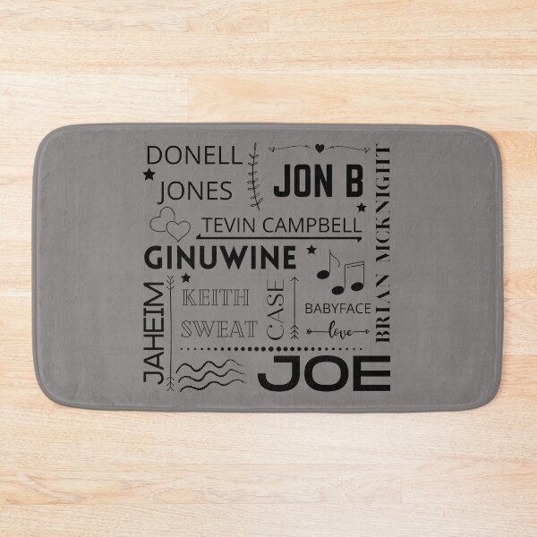 Item preview, 90s R and B Black Male Singing Icons Black Text Design   designed and sold by Gramsta.