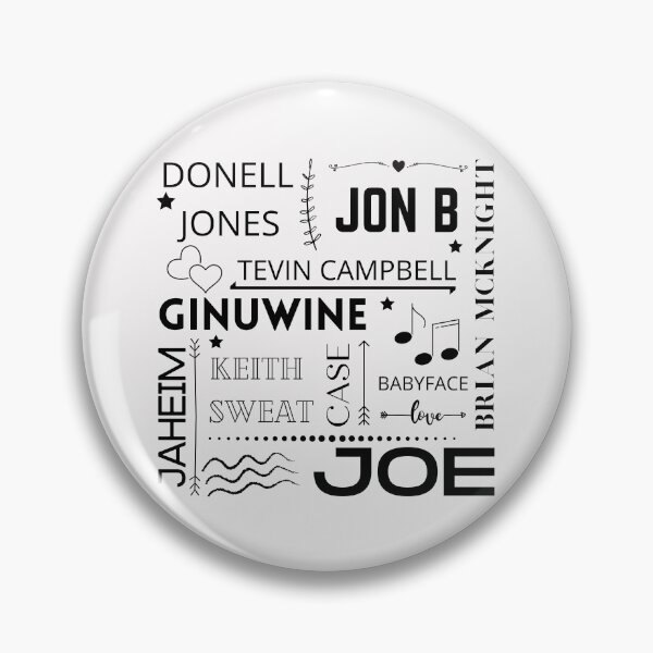 Item preview, 90s R and B Black Male Singing Icons Black Text Design   designed and sold by Gramsta.