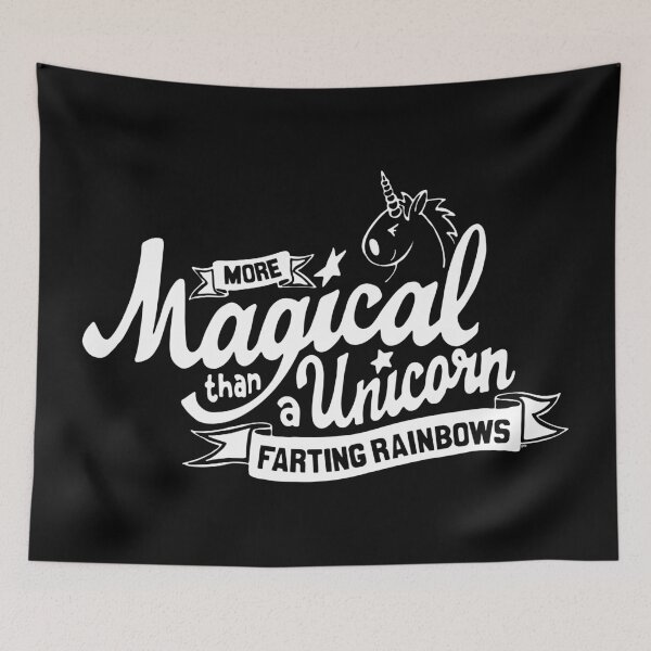 Item preview, Unicorn Magic - White designed and sold by FlyingDodo.