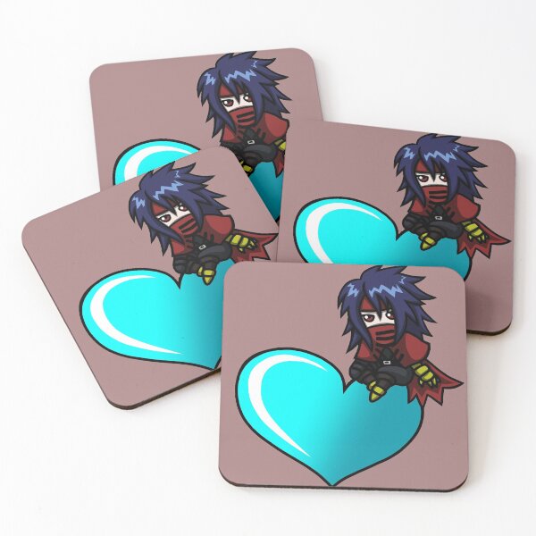 Item preview, Chibi Vincent Sitting on Heart FUN CYAN designed and sold by timeless3wings.