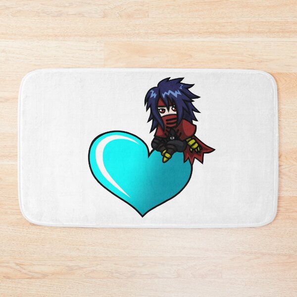 Item preview, Chibi Vincent Sitting on Heart FUN CYAN designed and sold by timeless3wings.