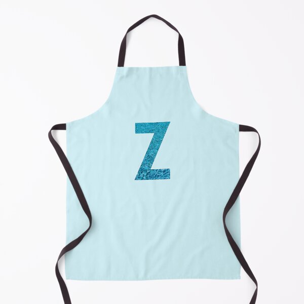Item preview, The Letter Z - Monogram in Blue Pool Water designed and sold by Bumblefuzzies.