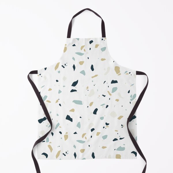 Item preview, White Flecked Terrazzo Stone Pattern designed and sold by Sam Posnick.