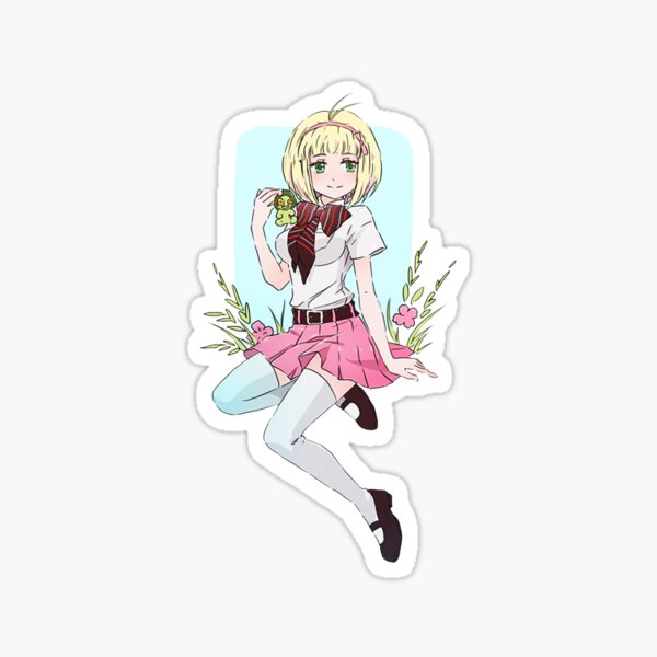 shiemi moriyama from blue exorcist sticker by vendigo redbubble