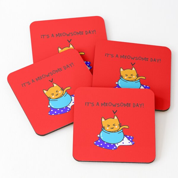 Item preview, It's A Meowsome Day designed and sold by BlueCloverTrend.
