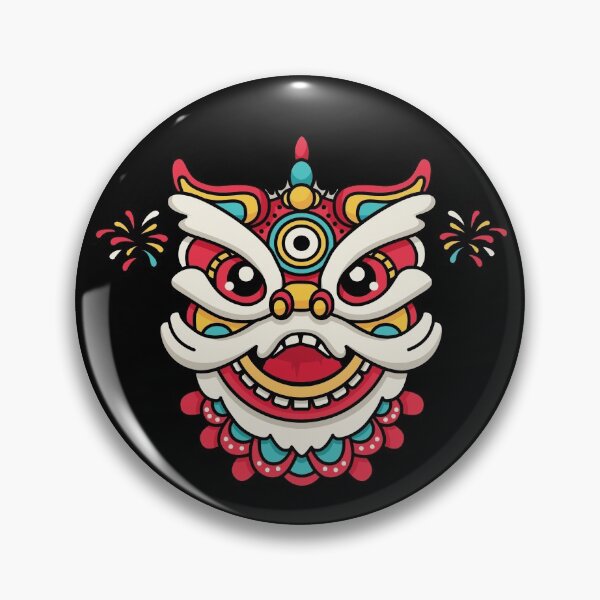 Item preview, Chinese Lion Dance Costume and Fireworks designed and sold by Wangfu-tees.