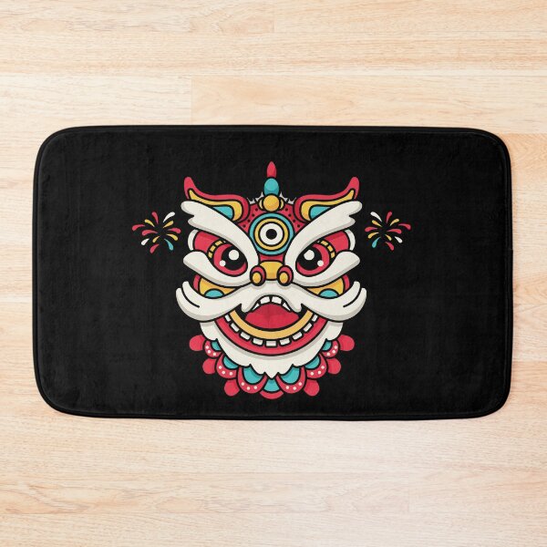 Item preview, Chinese Lion Dance Costume and Fireworks designed and sold by Wangfu-tees.