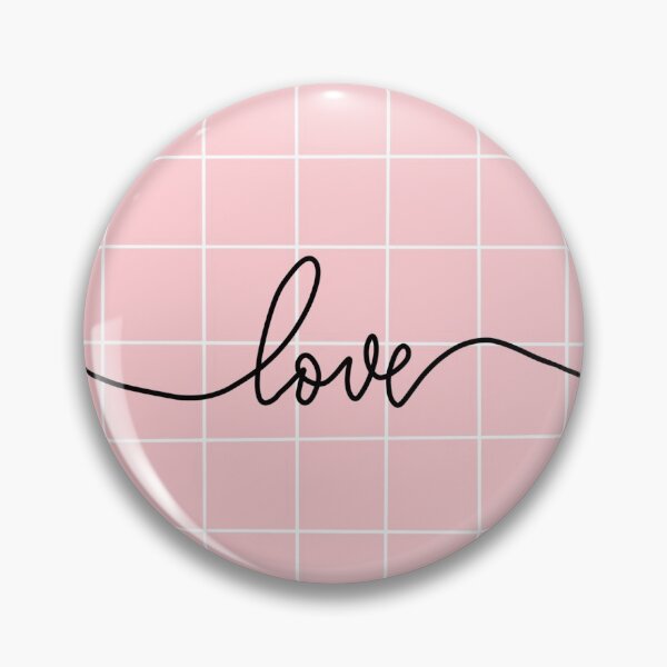 Item preview, Aesthetic Love Pink Grid designed and sold by millafrlan.