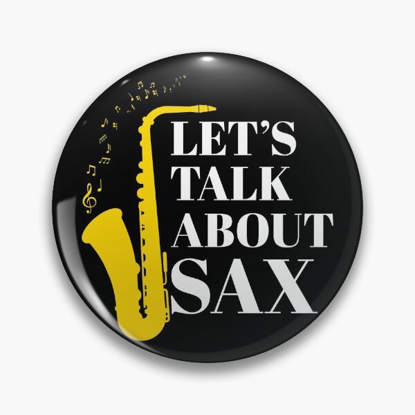 Artikelvorschau, Reden wir über Sax | Saxophonist entworfen und verkauft von Dancing Dolphin Crafts.
