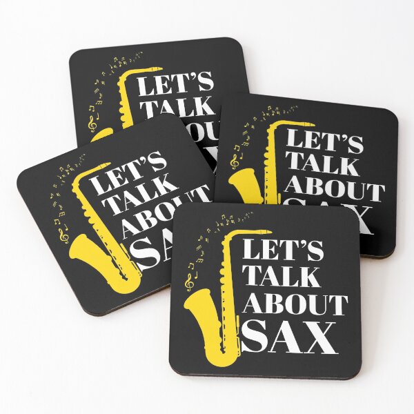 Item preview, Let’s Talk About Sax | Saxophone Player designed and sold by Dancing Dolphin Crafts.