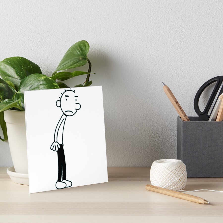 "rodrick heffley book version" Art Board Print for Sale by Juliianna