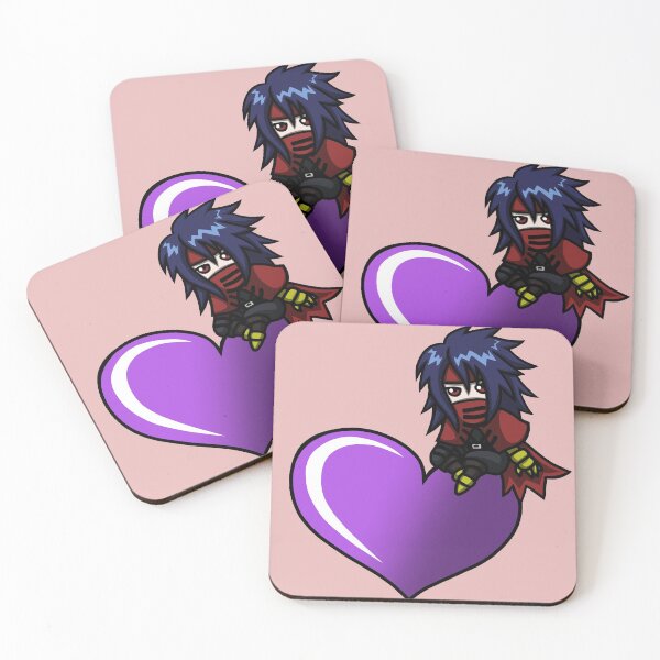 Item preview, Chibi Vincent Sitting on Heart PLAYFUL PURPLE designed and sold by timeless3wings.