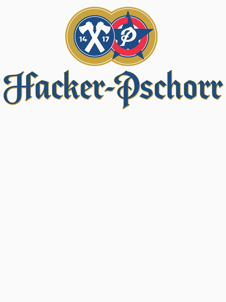 hacker pschorr t shirt