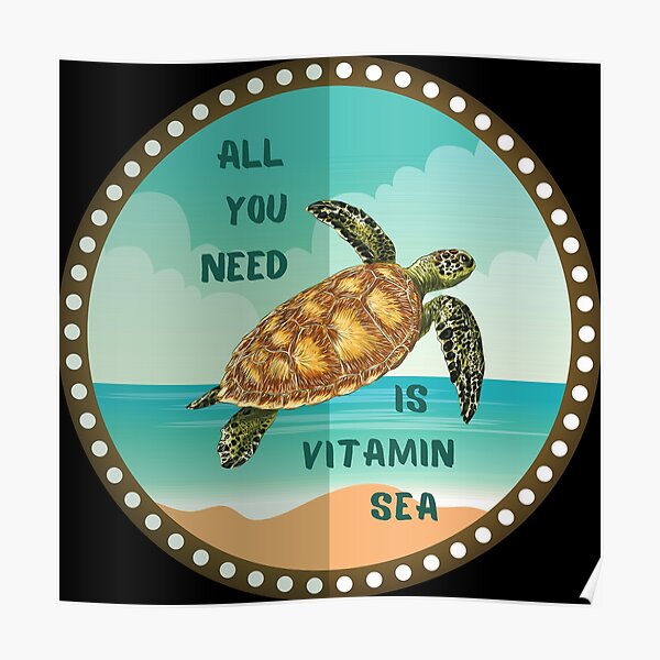 All you need is vitamin sea Poster