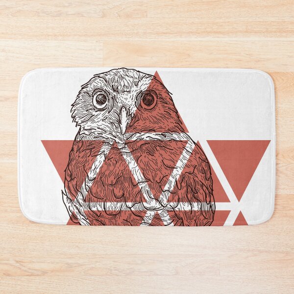 Item preview, My Canadian Burrowing Owl Buddy (Red) designed and sold by Sam Posnick.