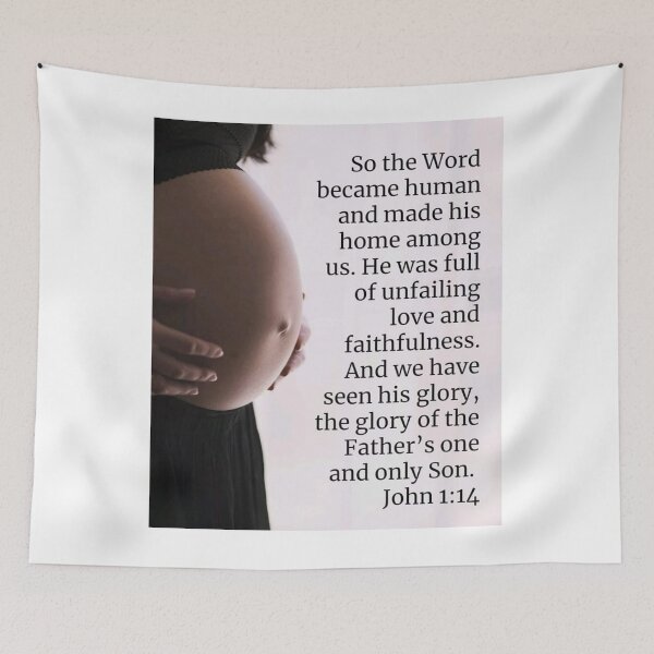 Item preview, The Word became human, The Word became flesh designed and sold by Biblecafe.