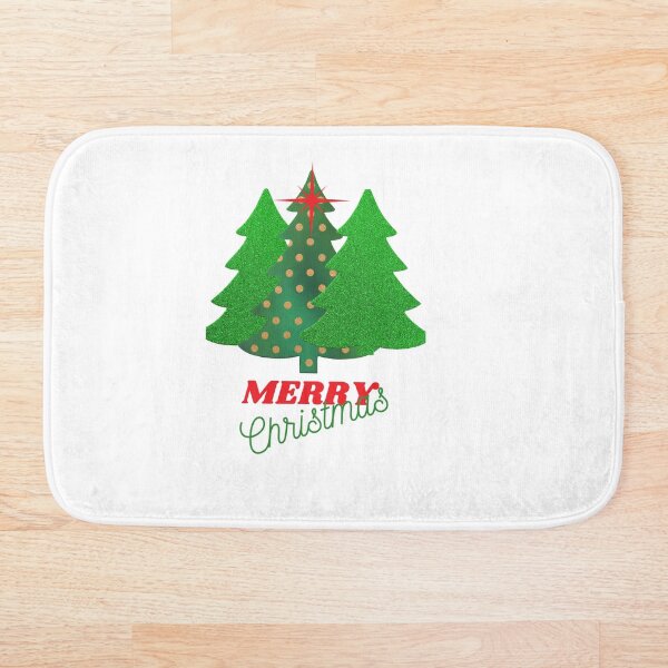 Merry Christmas Bath Mat