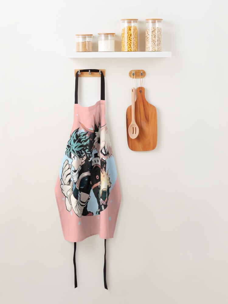 Alternate view of Bakudeku My Hero Academia Apron