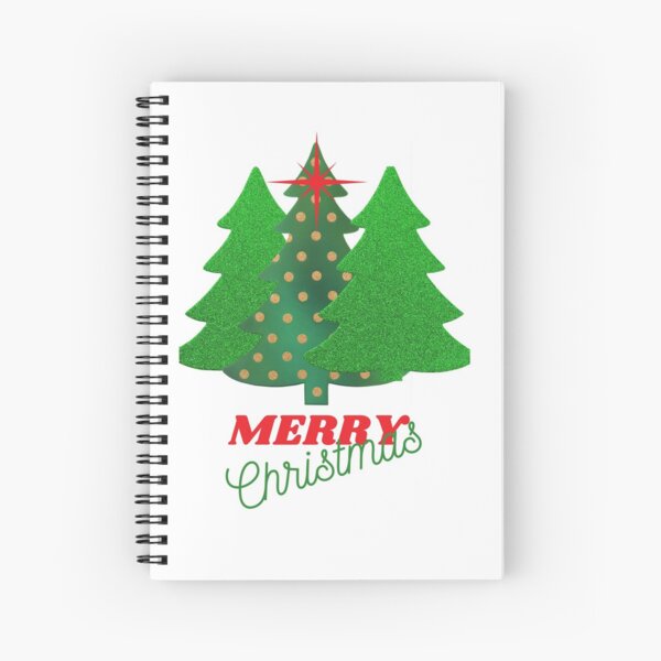 Merry Christmas Spiral Notebook