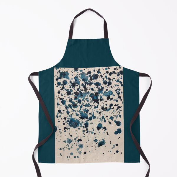 Item preview, Abstract blue splatter designed and sold by CustomMonster.