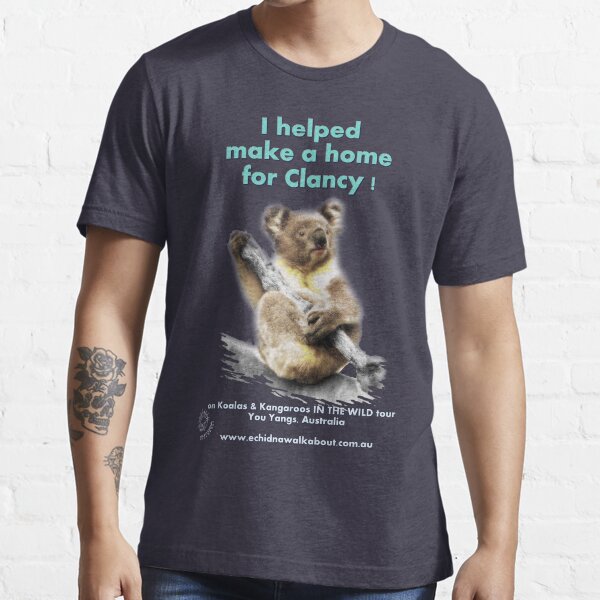 Make a Home for Clancy - dark background Essential T-Shirt