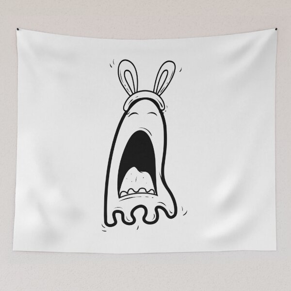 Item preview, Anguish  Monster (BW) designed and sold by caj-trixie.