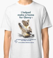 Make a Home for Clancy - light background Classic T-Shirt