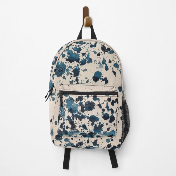 Item preview, Abstract blue splatter designed and sold by CustomMonster.