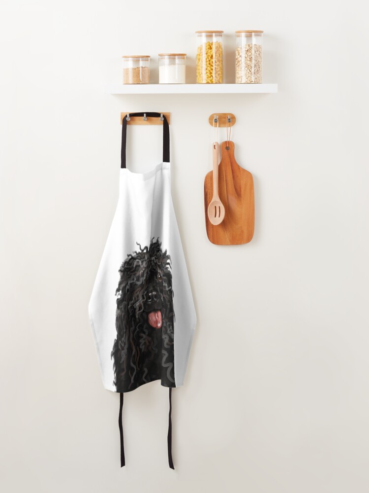 Alternate view of Black Puli Dog Apron