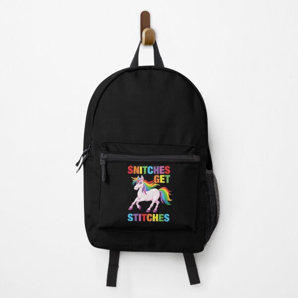 Item preview, Snitched Get Stitches - Rainbow Unicorn designed and sold by BeerBro-Designs.