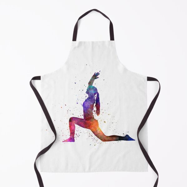 Item preview, Yoga woman 04 in watercolor splatter designed and sold by paulrommer.