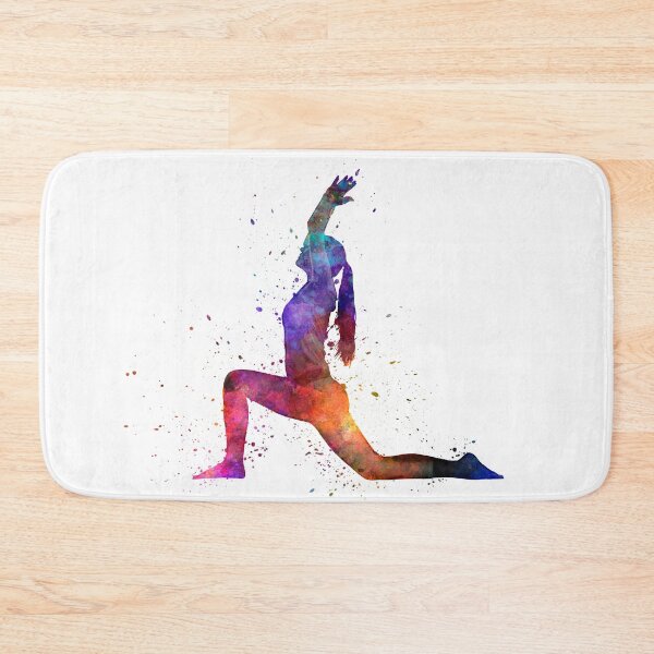 Item preview, Yoga woman 04 in watercolor splatter designed and sold by paulrommer.