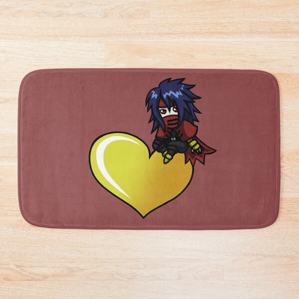 Item preview, Chibi Vincent Sitting on Heart SUNNY AMBER YELLOW designed and sold by timeless3wings.
