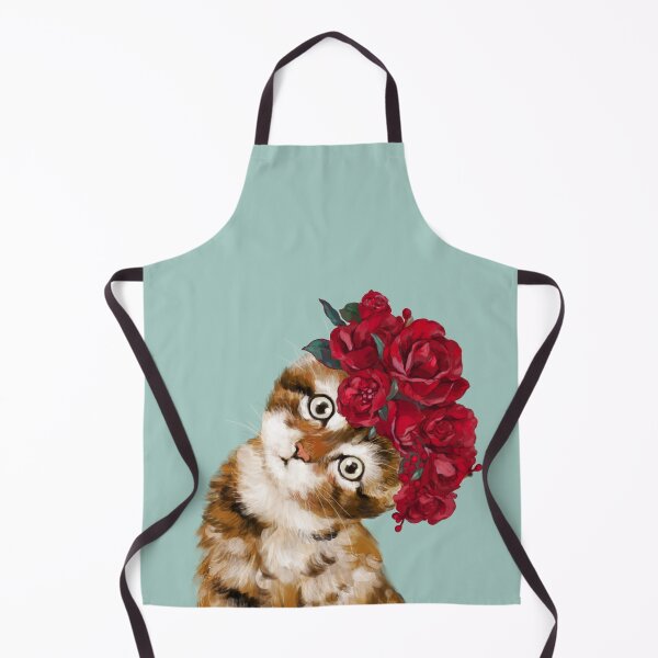 Item preview, Baby Cat with Red Rose Crown designed and sold by bignosework.