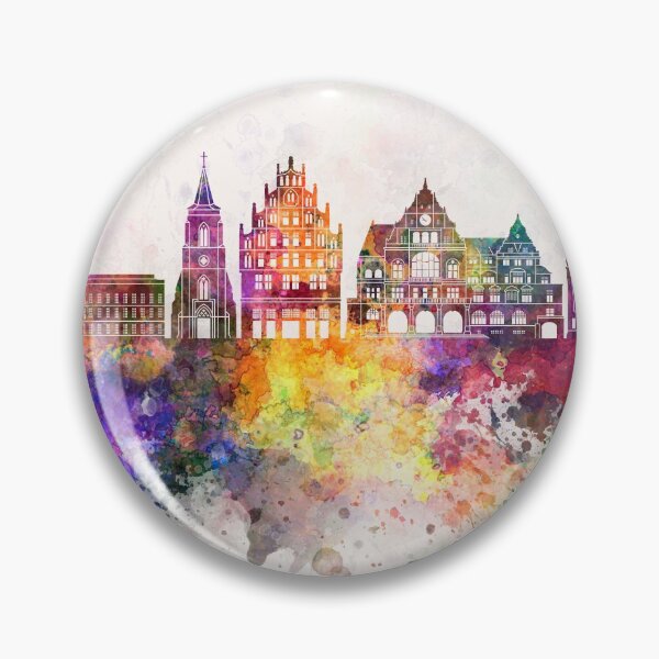 Item preview, Bielefeld watercolor background designed and sold by paulrommer.