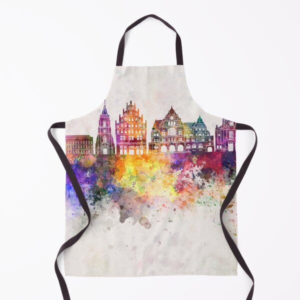 Item preview, Bielefeld watercolor background designed and sold by paulrommer.