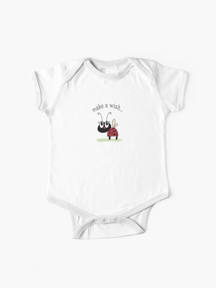 Body Bebe Souhaits De Coccinelle Et Bisous De Coccinelle Par Byink Redbubble