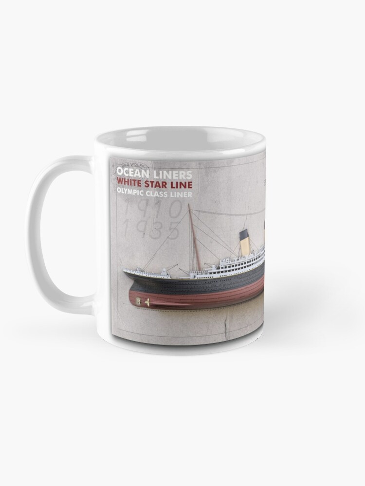 Rms Olympic White Star Line Ocean Liner Coffee Mug For Sale By Vandragonde Redbubble 8401