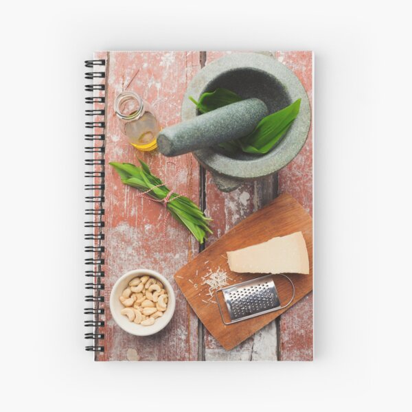 Wild garlic pesto Spiral Notebook