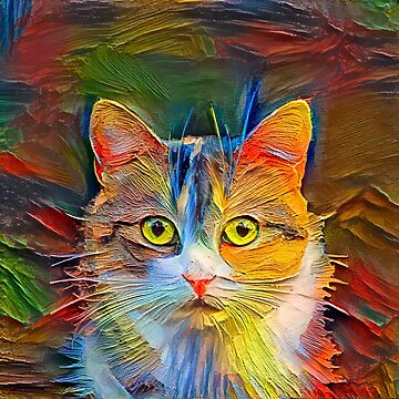 Artwork thumbnail, Abstractions of abstract cat by blackhalt