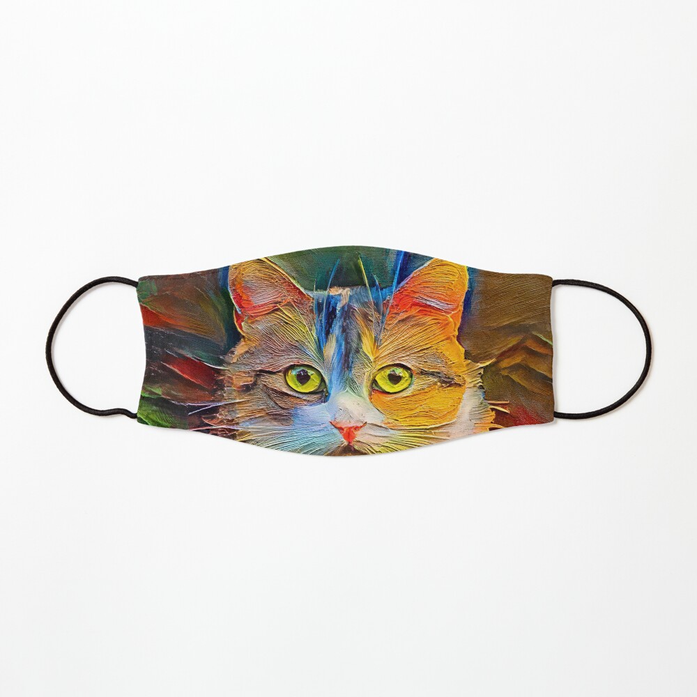 Abstractions of abstract cat Mask