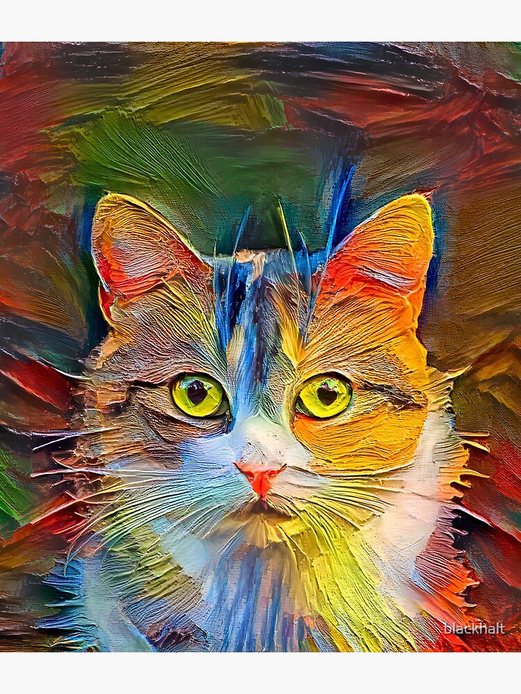 Abstractions of abstract cat by blackhalt