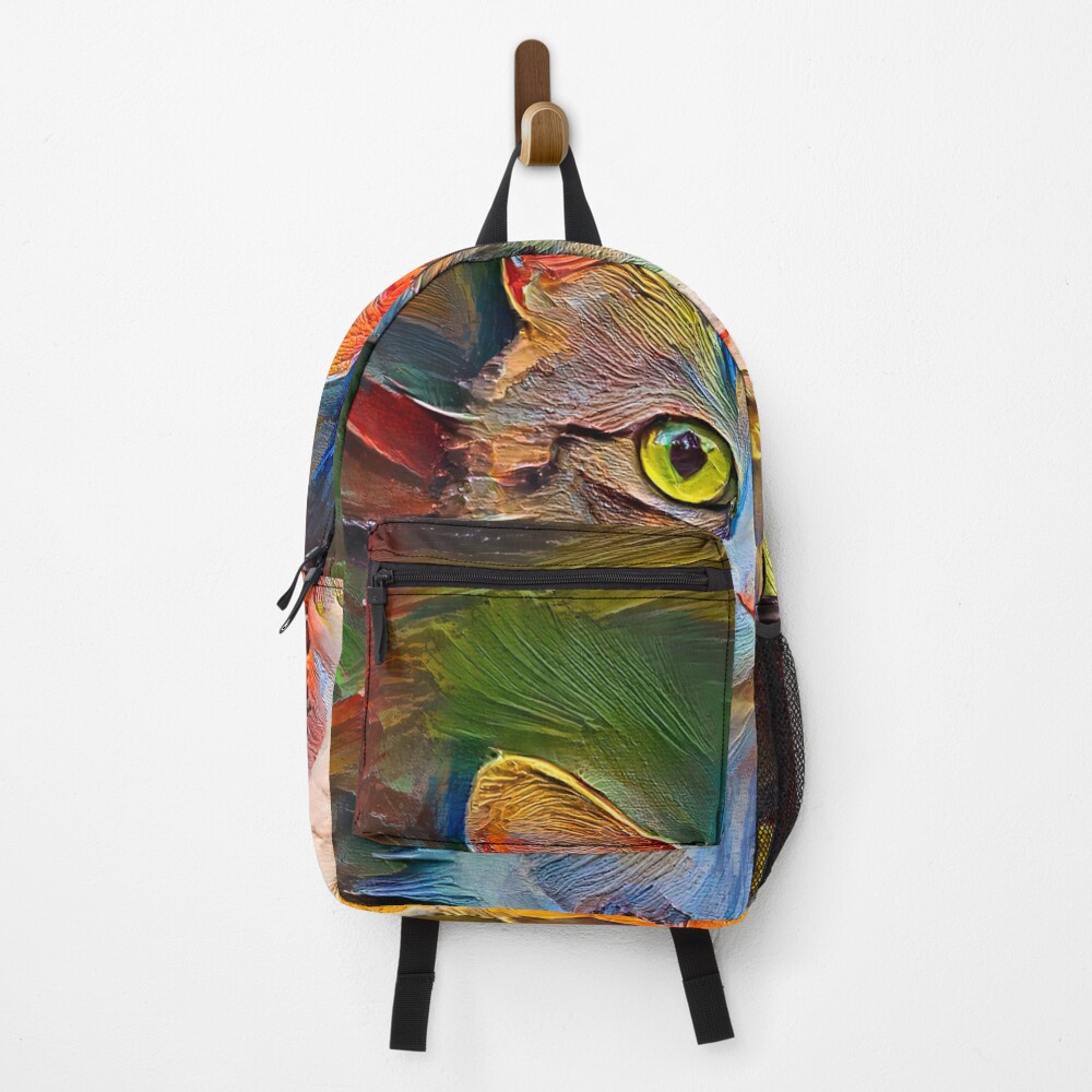 Abstractions of abstract cat Backpack