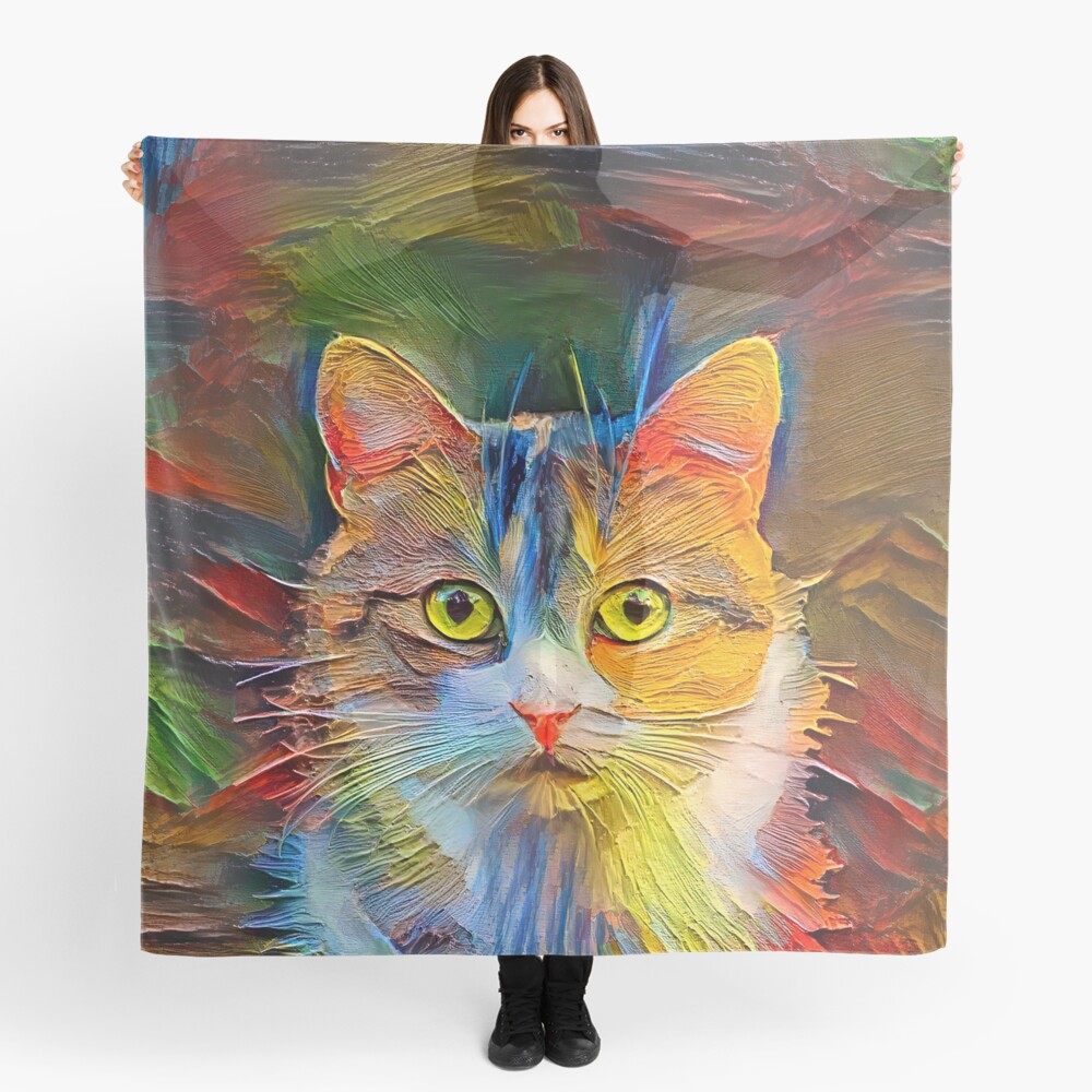 Abstractions of abstract cat Scarf