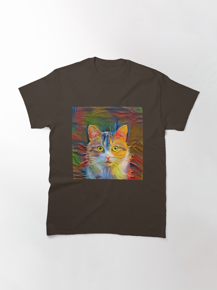 Alternate view of Abstractions of abstract cat Classic T-Shirt