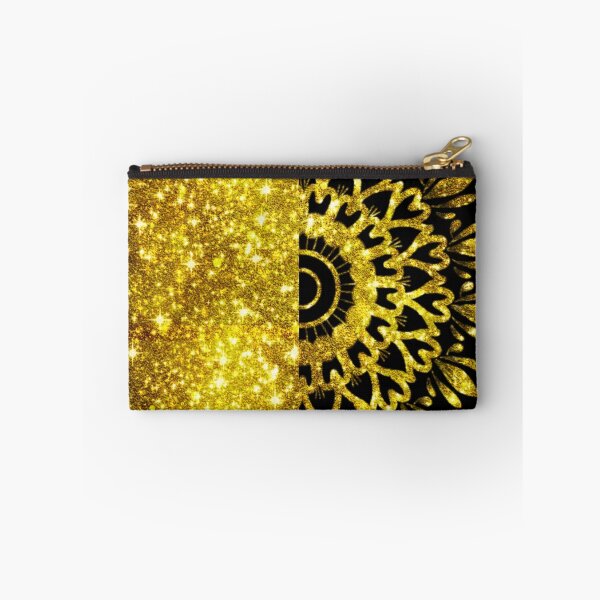 Item preview, Golden Shimmery Mandala (Jet Black) designed and sold by Dipwins-20.