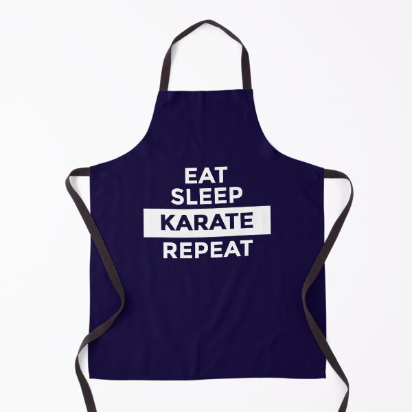 Item preview, Eat Sleep Karate Repeat designed and sold by CatArtStore.