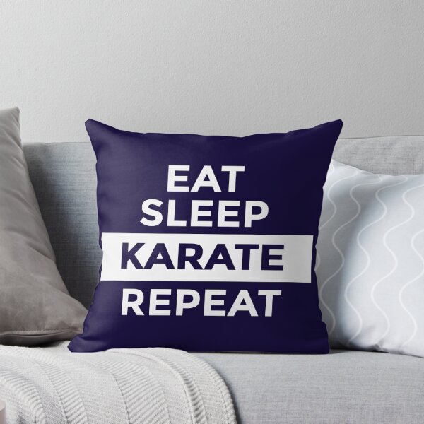 Item preview, Eat Sleep Karate Repeat designed and sold by CatArtStore.