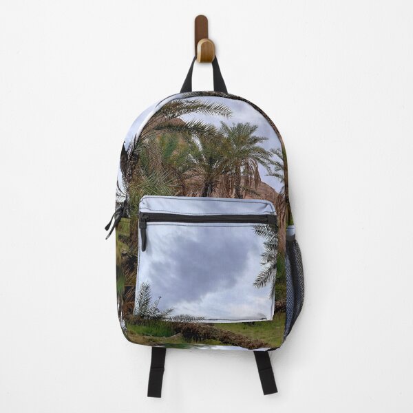 Item preview, Natural palm trees with mountains and cloudy sky designed and sold by saldesign433.