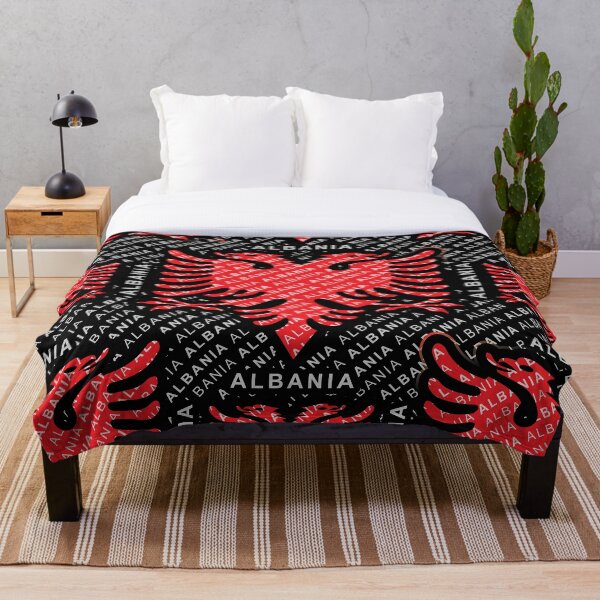 Item preview, Albanian flag pattern 5 designed and sold by B & K     Store.